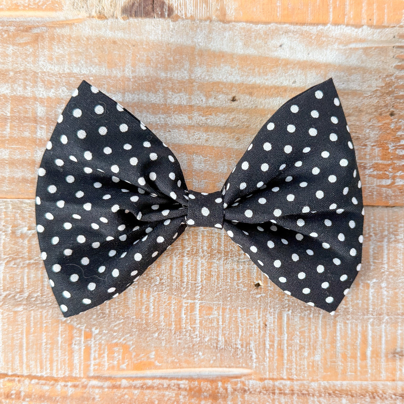 Polka Dot Dog Bows set of 4, Collar Slide