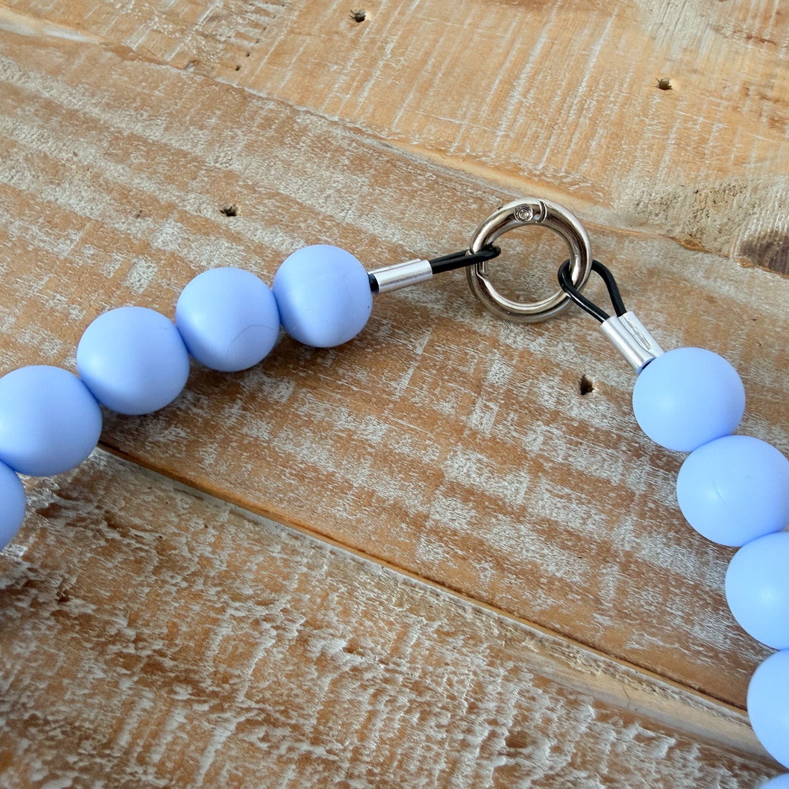Blue Dog Bead Necklace- Personalized ID Tag
