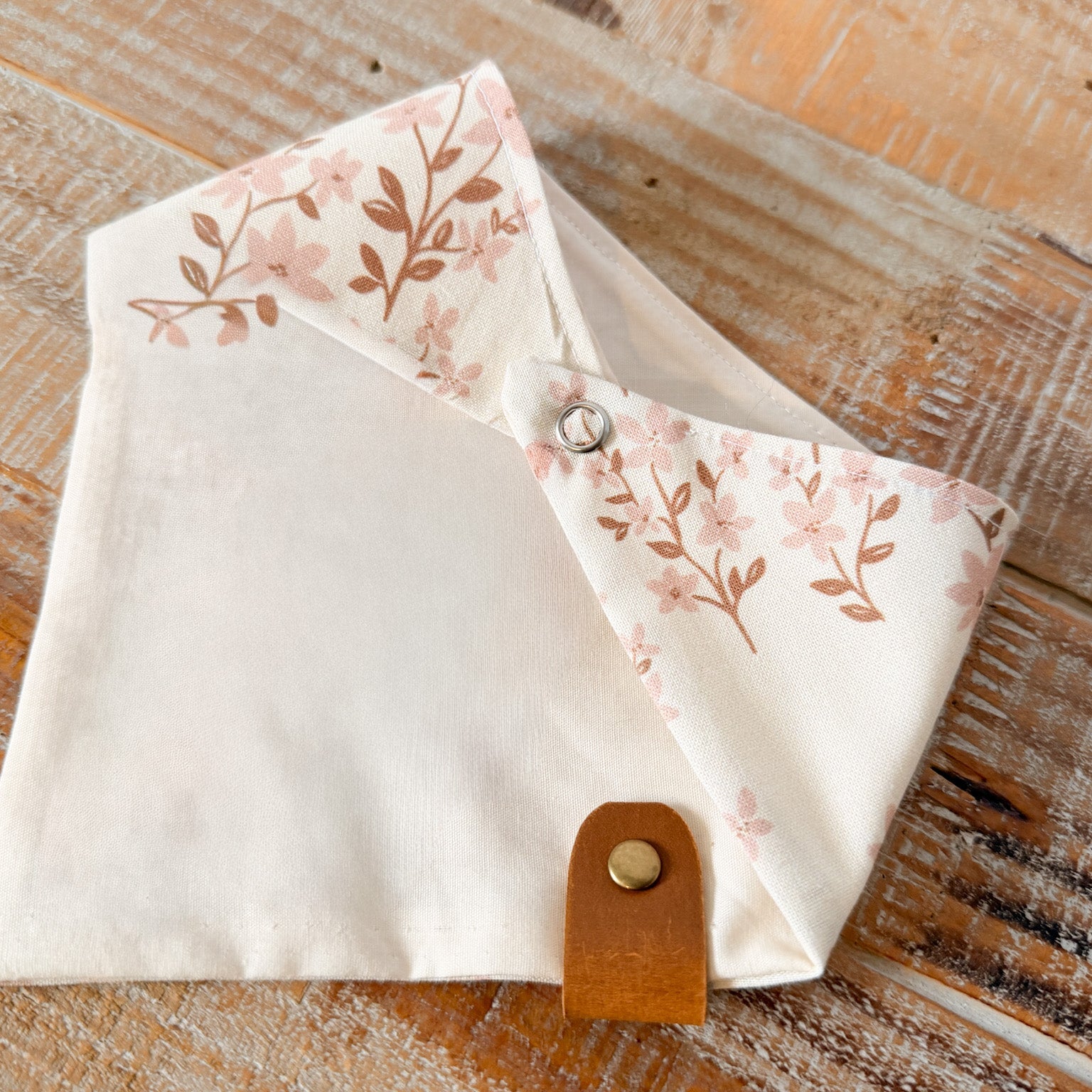 Boho Ivy in Cream Personalized Pet Bandana