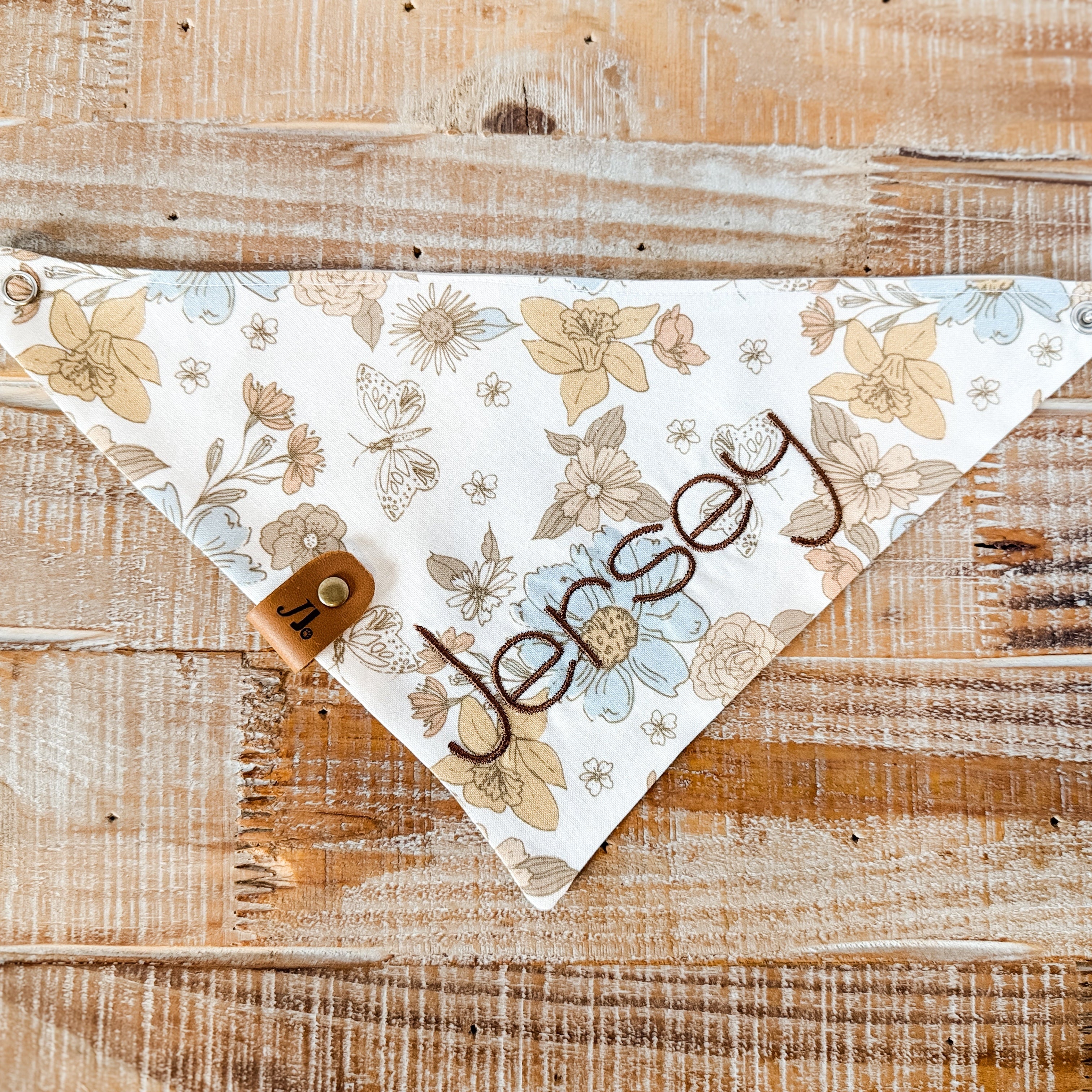 Daffodil Blues Personalized Pet Bandana