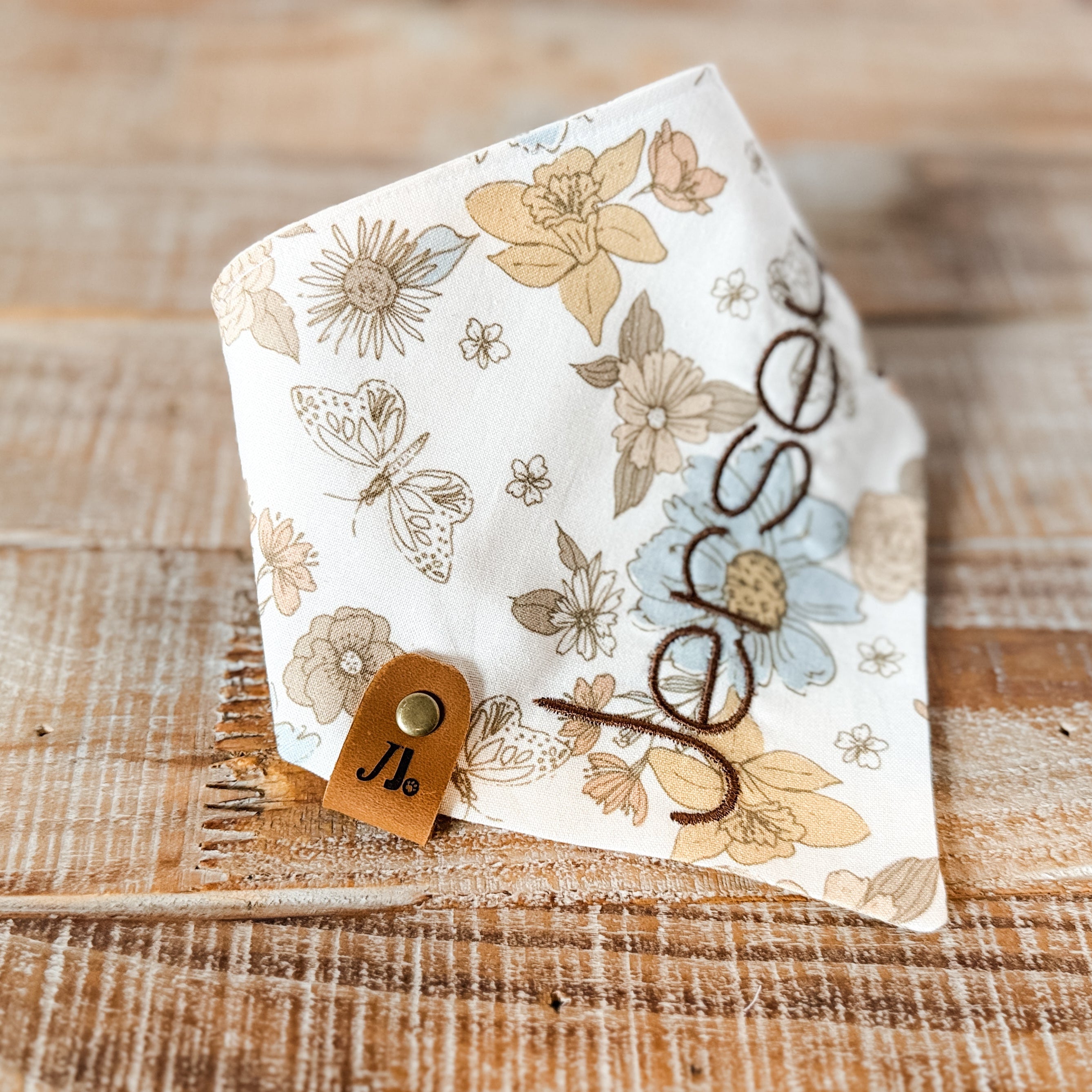 Daffodil Blues Personalized Pet Bandana