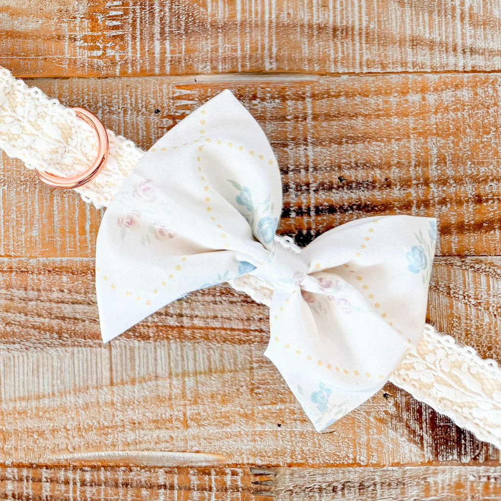 Lattice Dog Bow tie, Collar Slide
