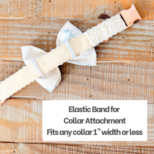 Lattice Dog Bow tie, Collar Slide