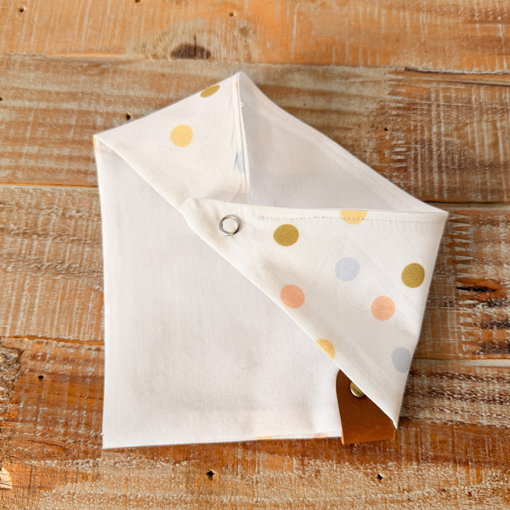 Fresh Spring Polkadots Personalized Pet Bandana