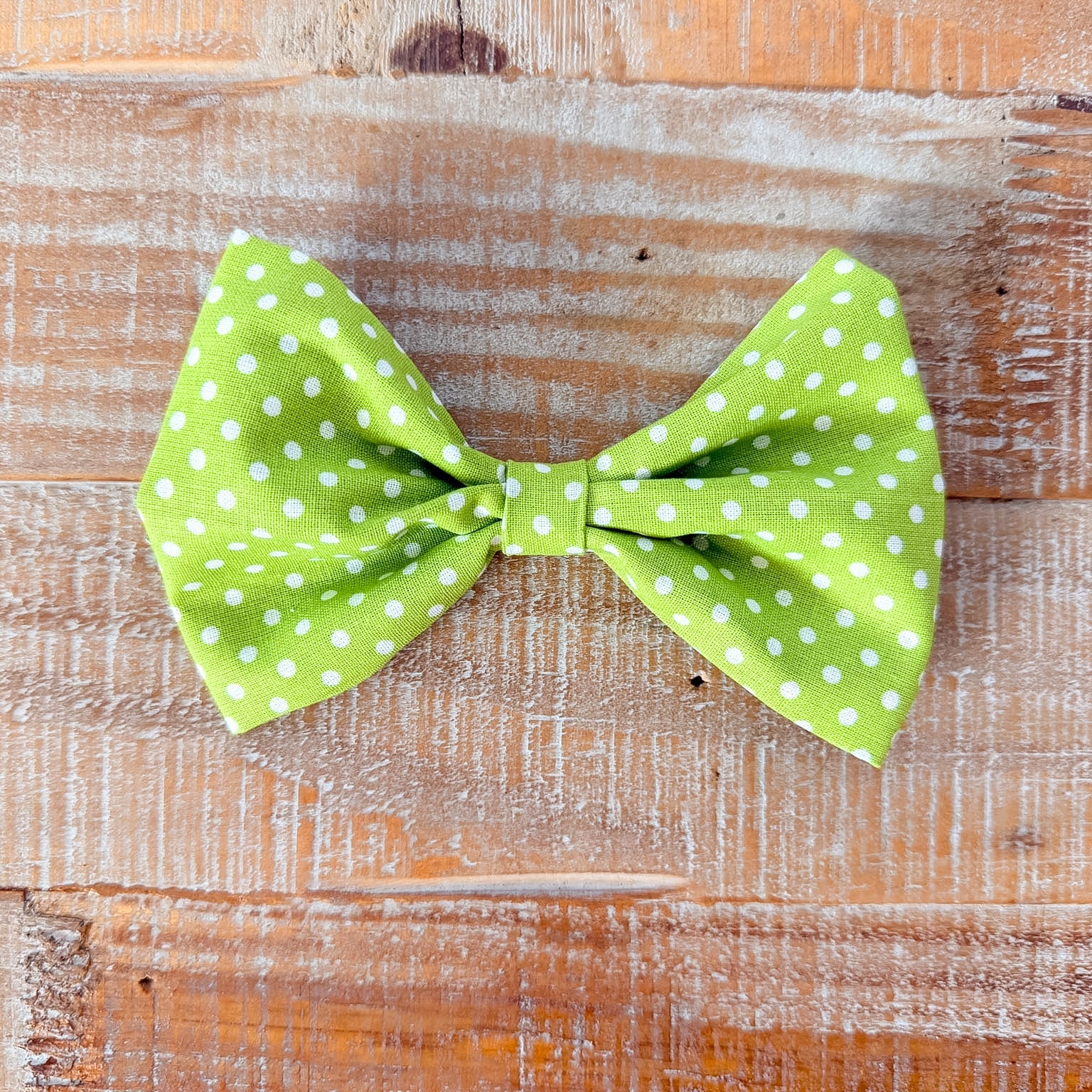 Polka Dot Dog Bows set of 4, Collar Slide