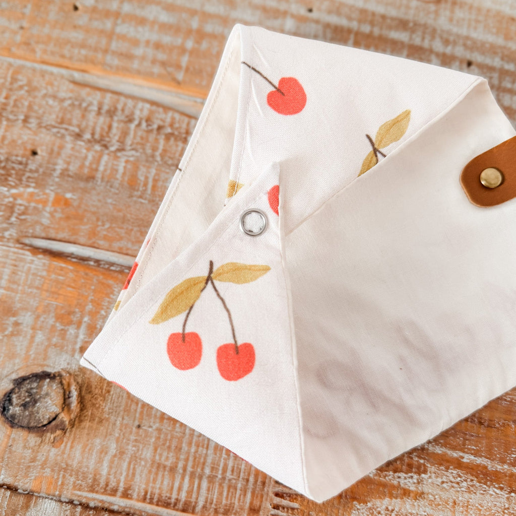 Cherries n Cream Personalized Pet Bandana