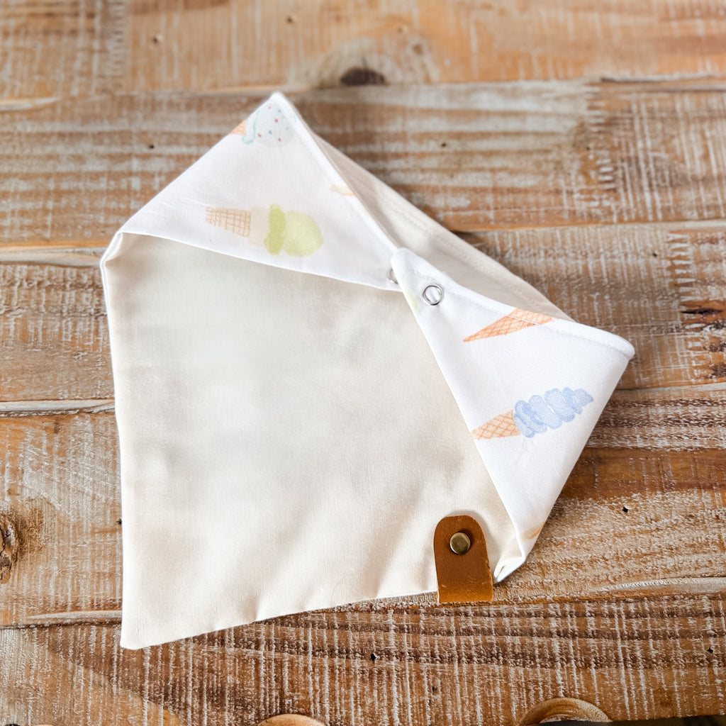 Ice Cream Vibes Personalized Pet Bandana