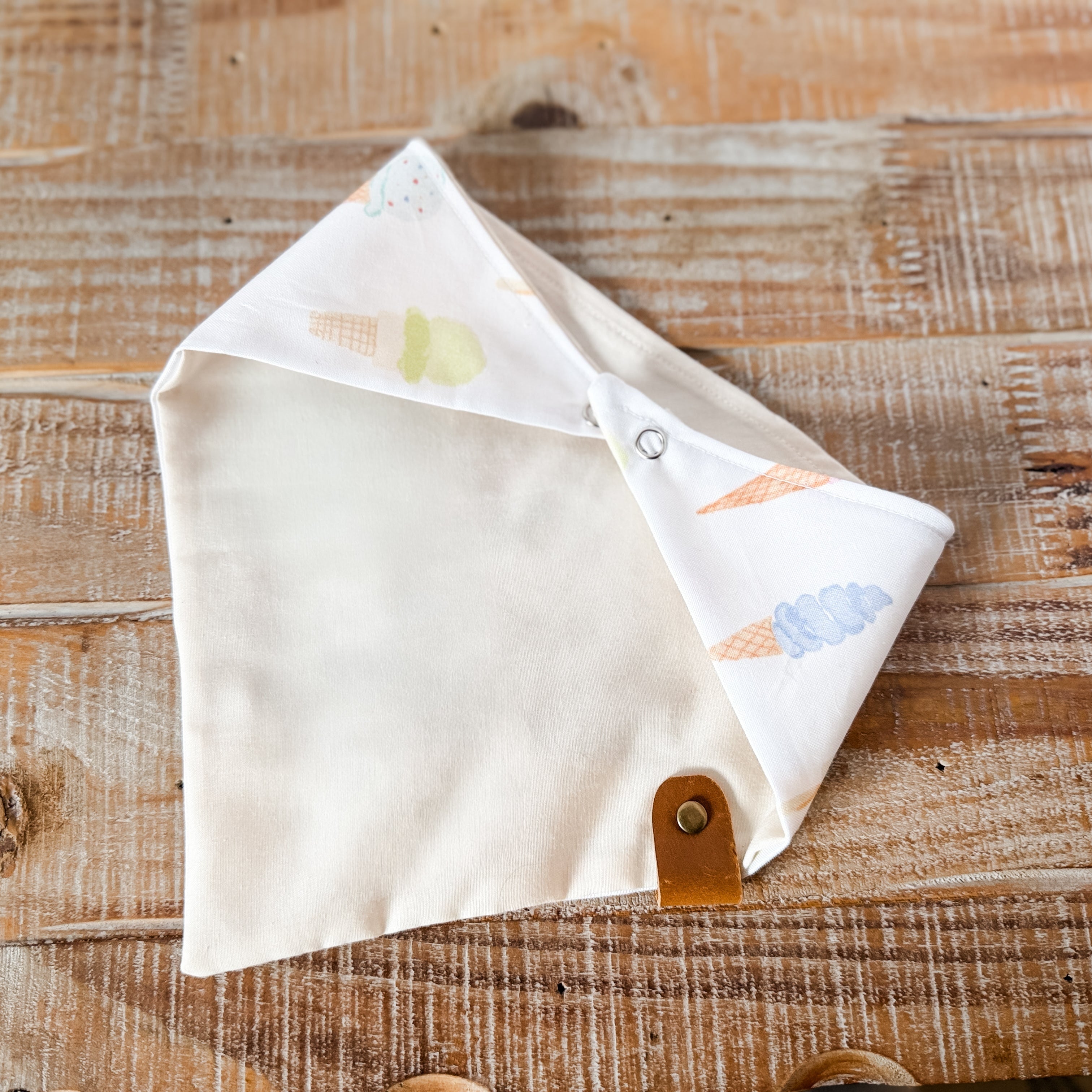 Ice Cream Vibes Personalized Pet Bandana