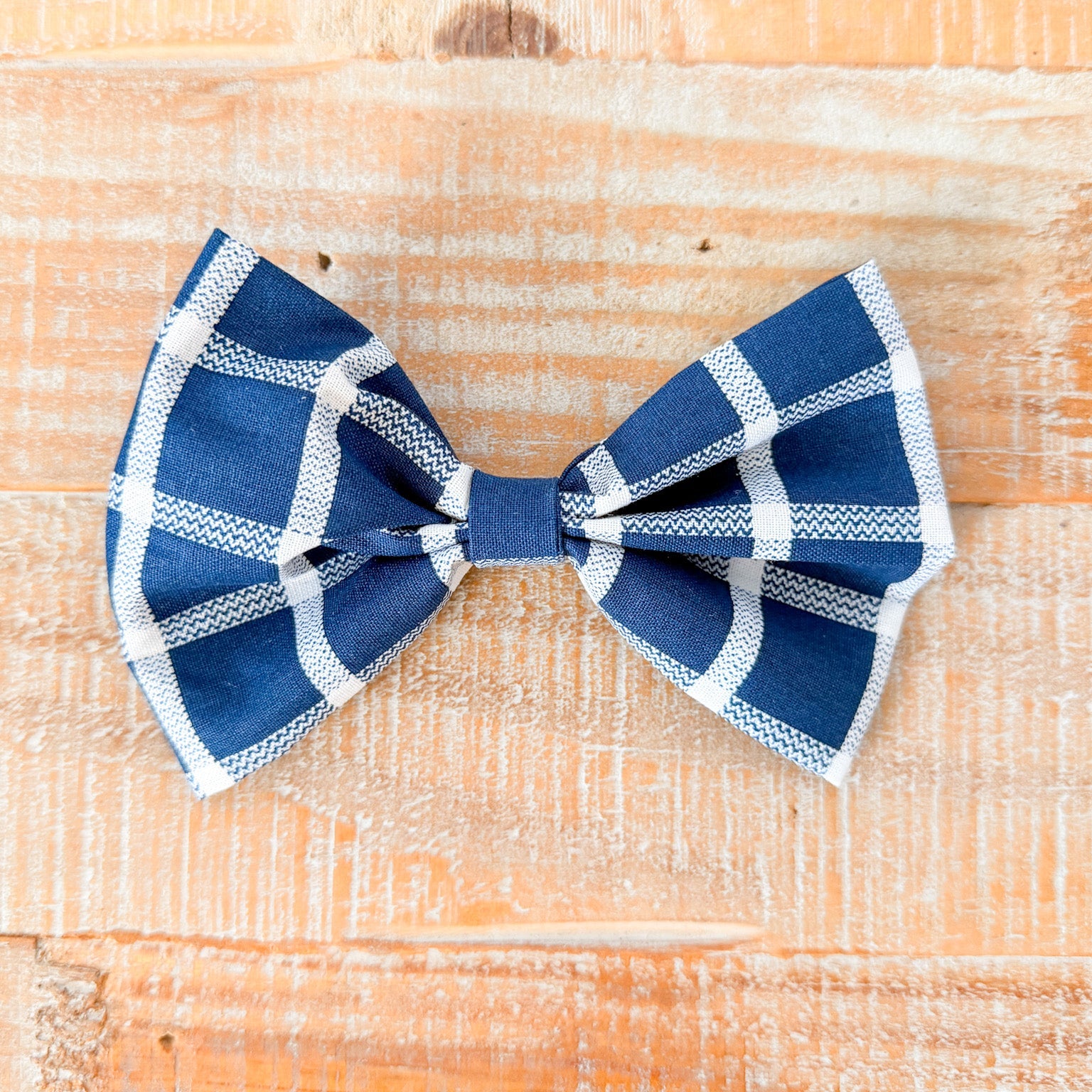 Plaid Set Dog Bows, Collar Slide