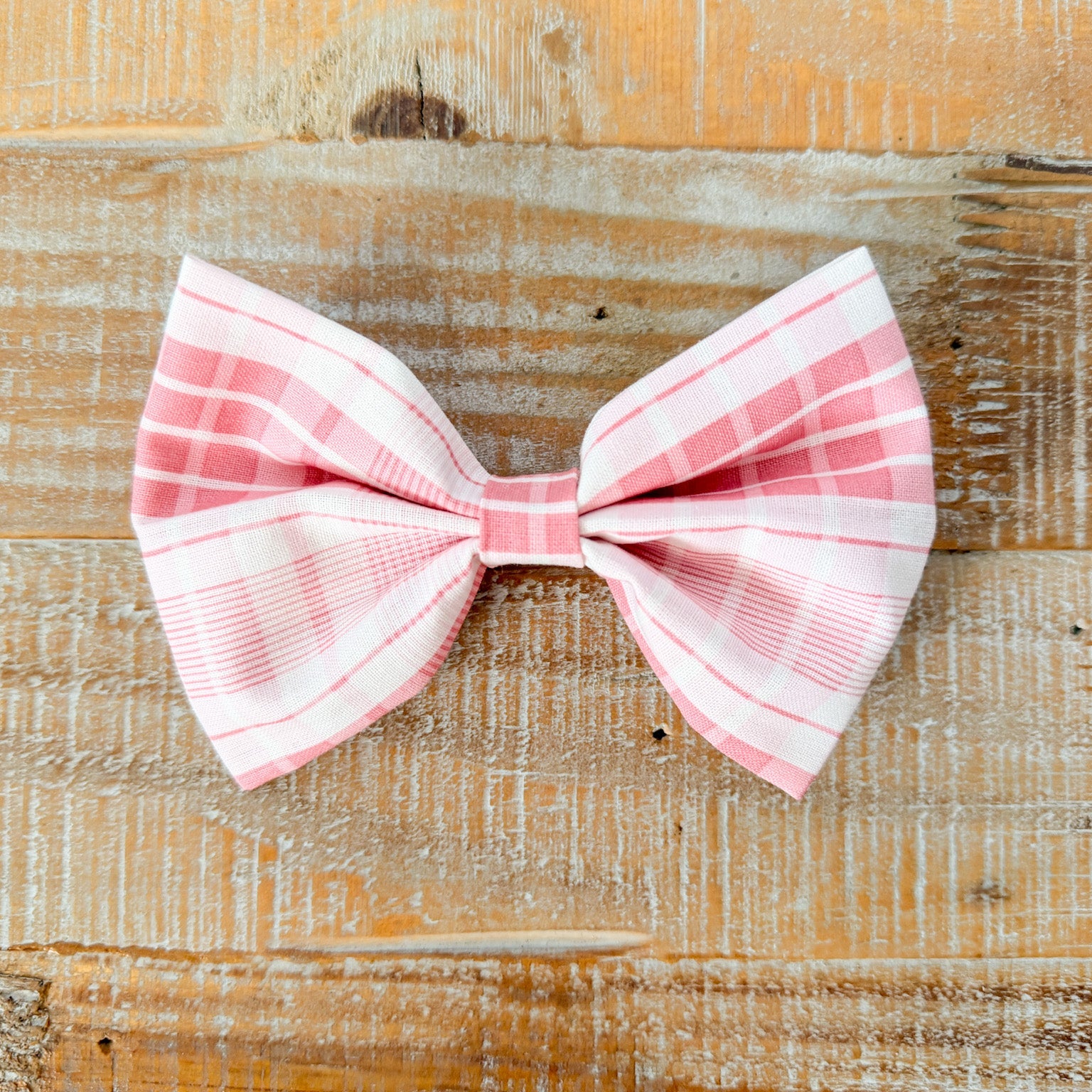 Plaid Set Dog Bows, Collar Slide