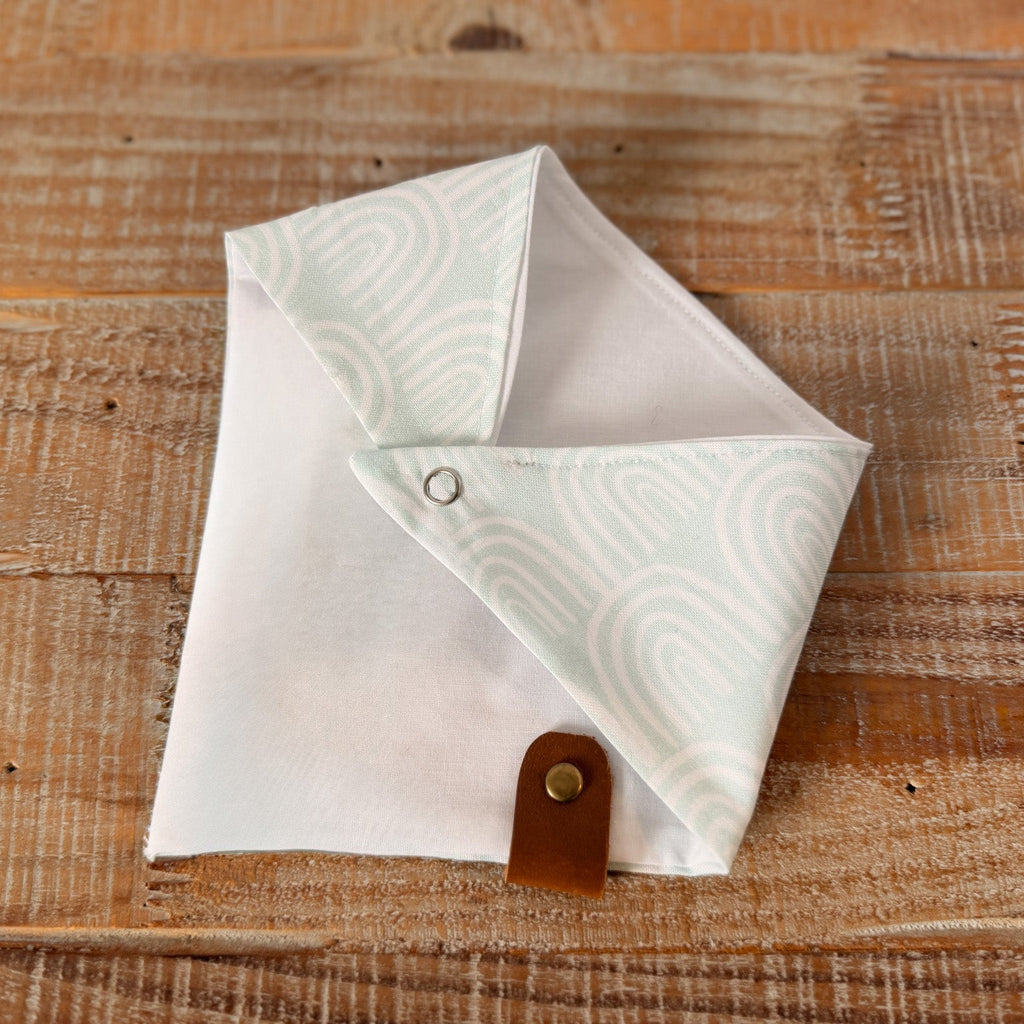 Rainbows in Teal Personalized Pet Bandana