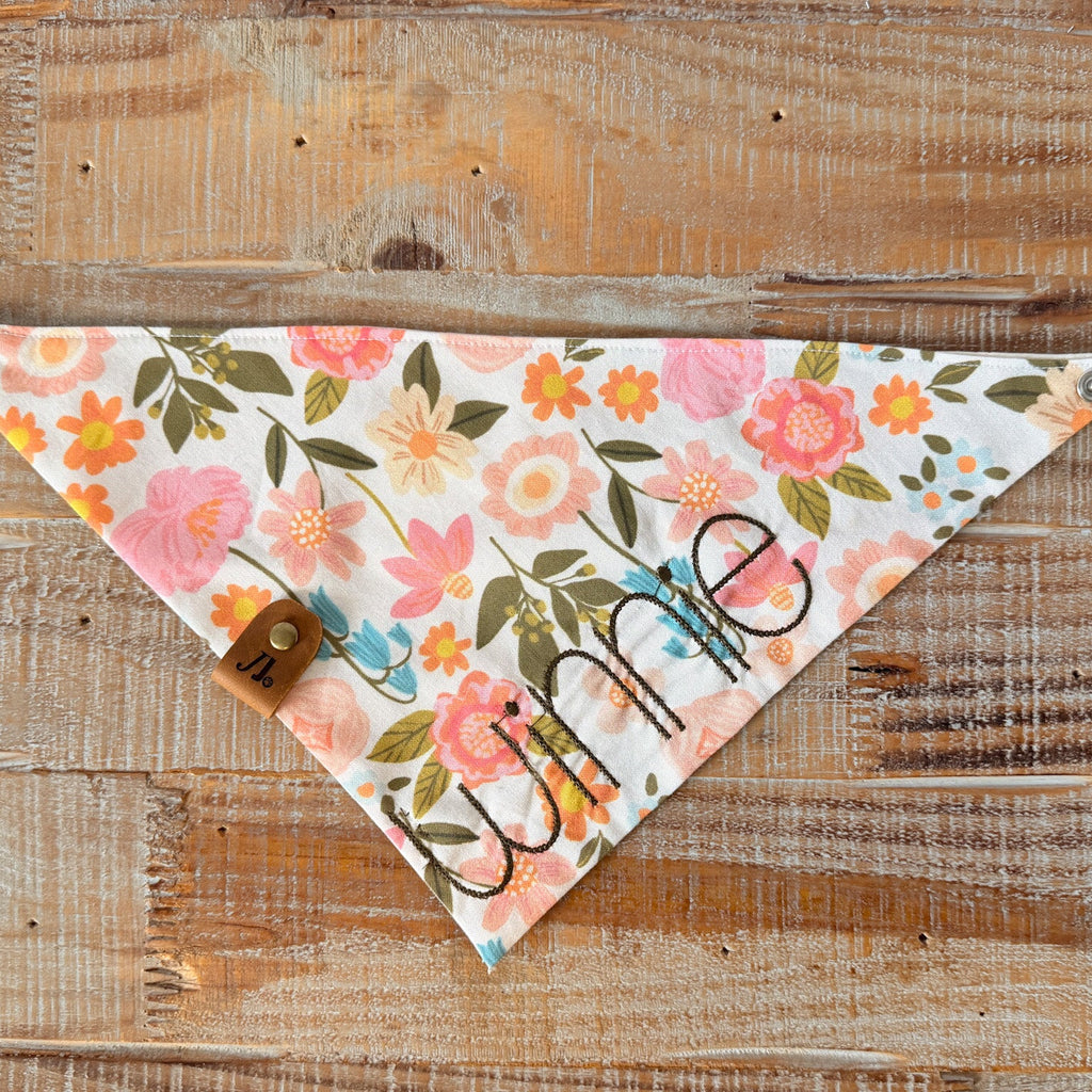 She's a Wildflower Personalized Pet Bandana
