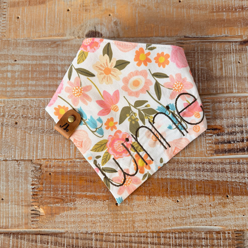 She's a Wildflower Personalized Pet Bandana
