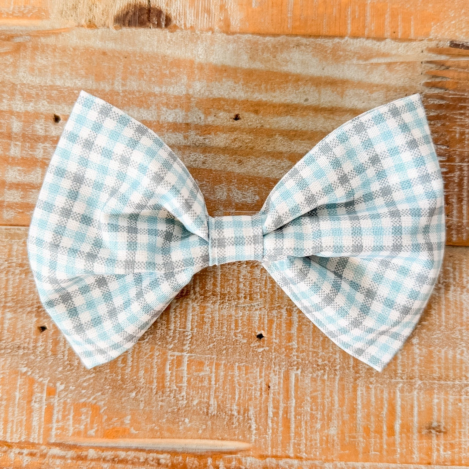 Plaid Set Dog Bows, Collar Slide