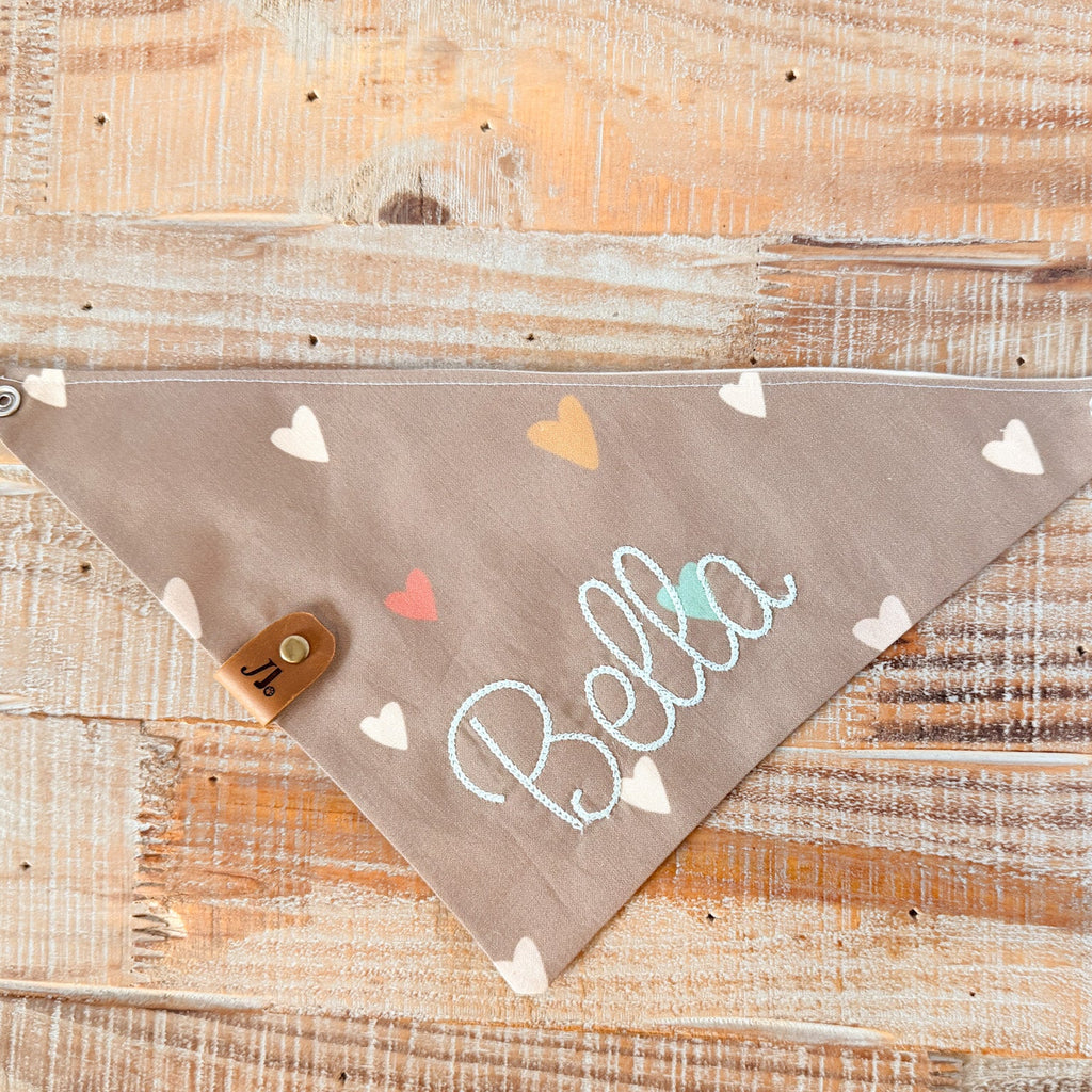 Heart Party Personalized Pet Bandana