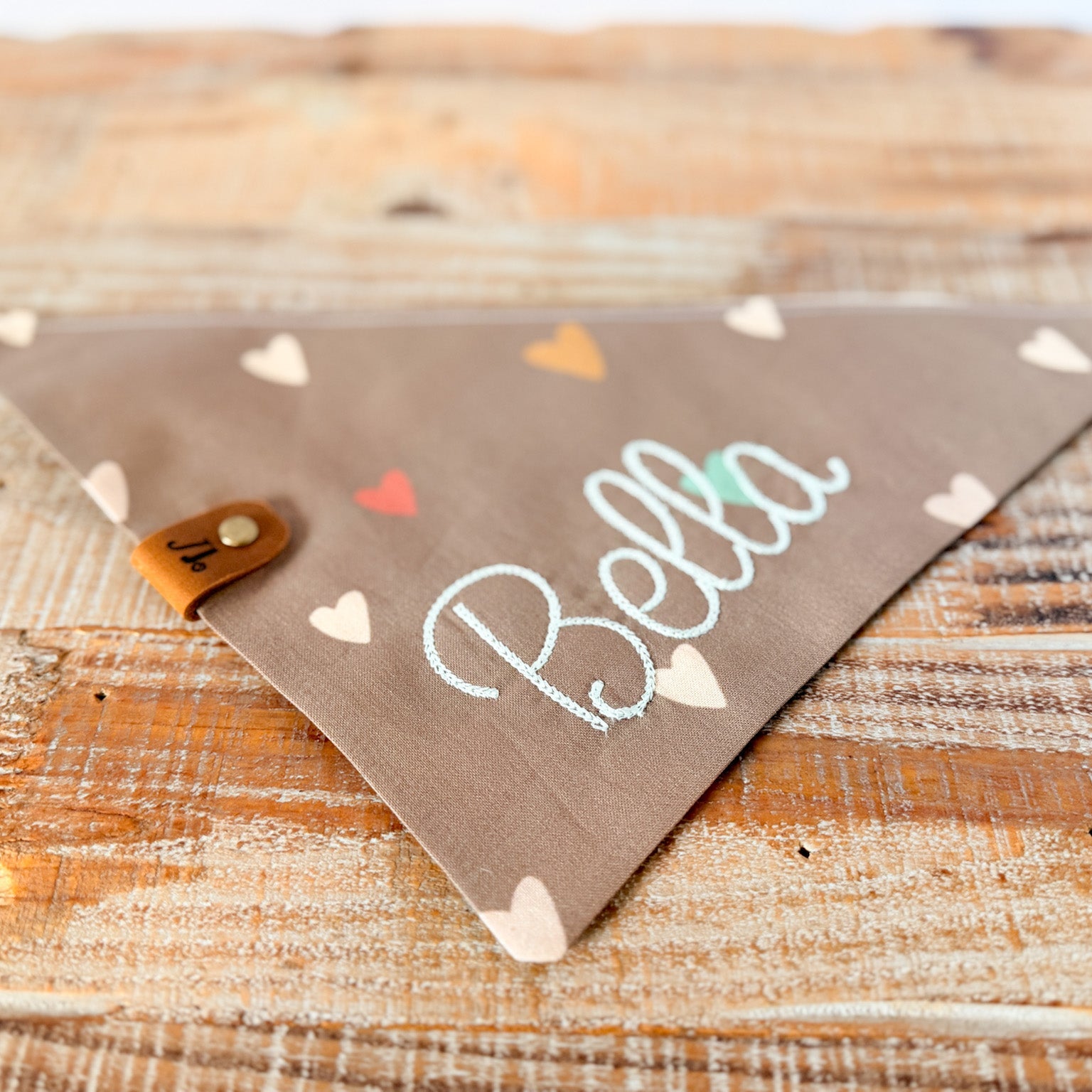 Heart Party Personalized Pet Bandana