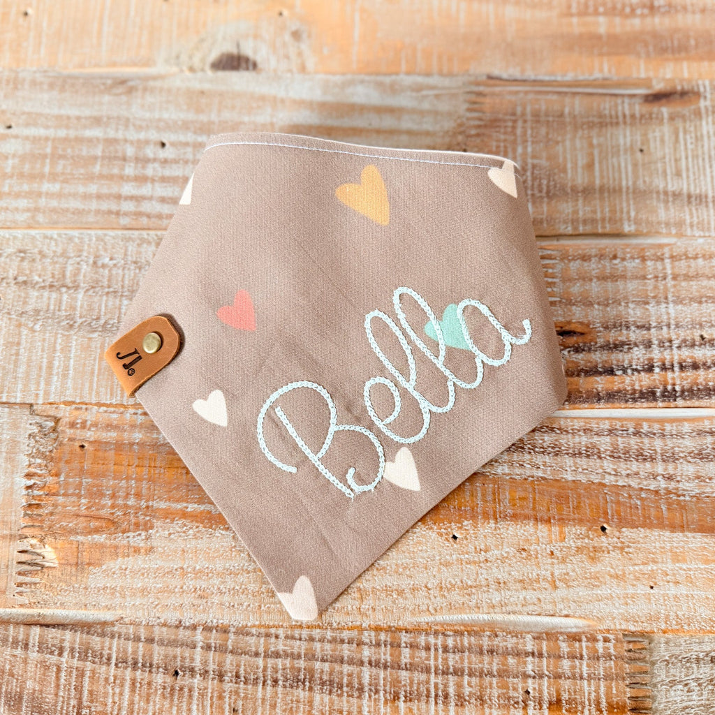 Heart Party Personalized Pet Bandana